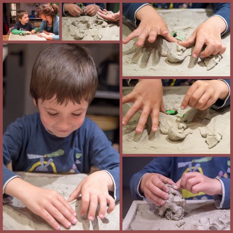 Arbeit am Tonfeld - Galeriebild